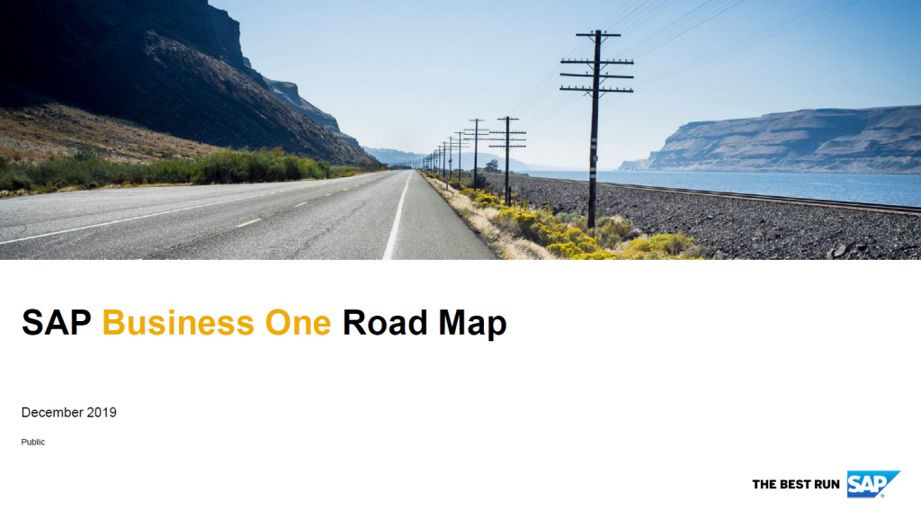 SAP Business One Roadmap