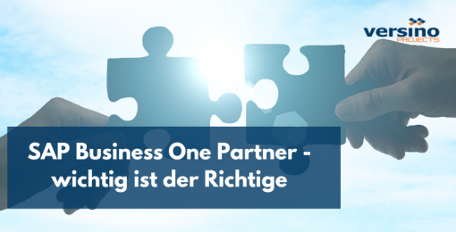 SAP Business One Partner - the right one is important