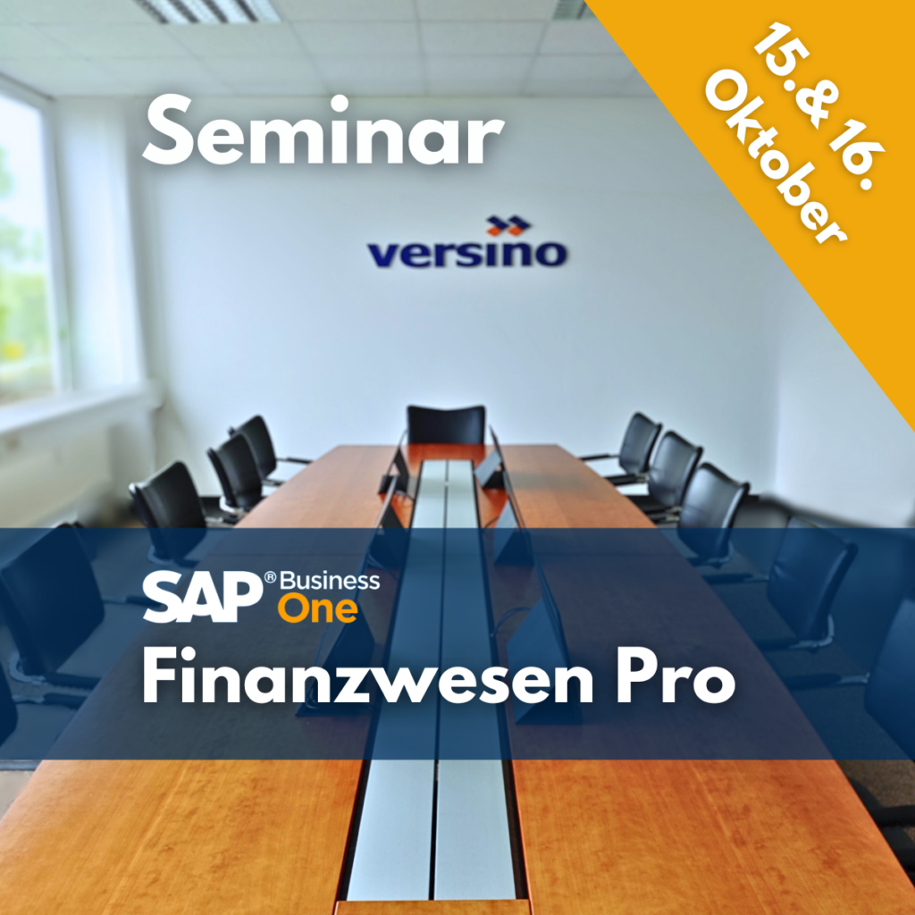 SAP Business One Schulung Buchhaltung Oktober 24