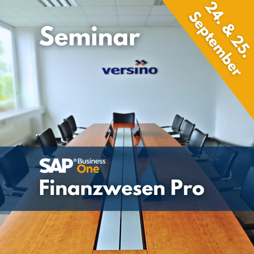 SAP Business One Schulung Buchhaltung September 24