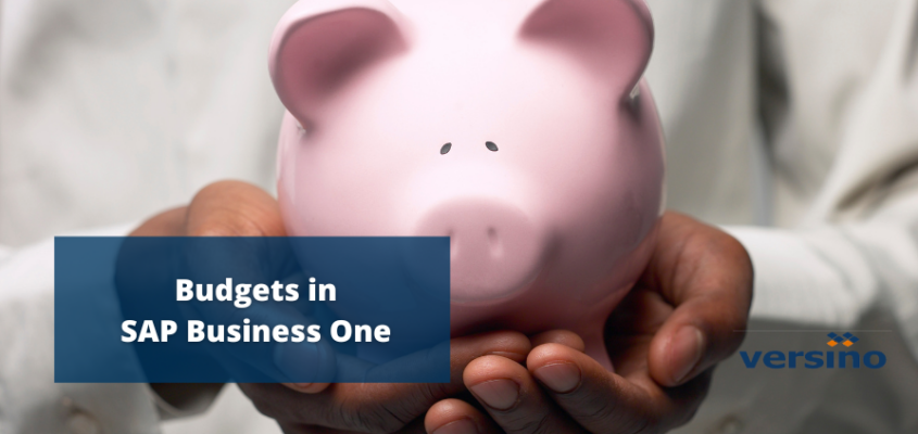 Budgets in SAP Business One