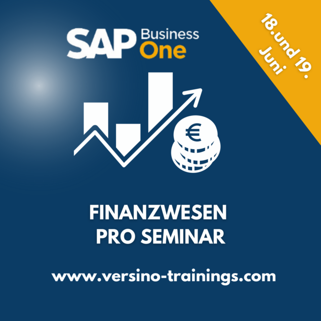 SAP Business One Finanzwesen Pro Seminar