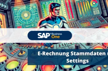 E-Rechnung Stammdaten und Settings