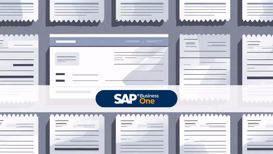 SAP Business One purchasing documents